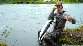 Alaska Sockeye Salmon Fishing CATCH CLEAN COOK