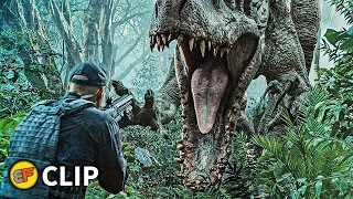 Hunting The Indominus Rex - Camouflage Scene | Jurassic World (2015) Movie Clip HD 4K