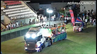 Opening of Carnival 2024 Stadium Displays: Roseau Dominica | AERIAL DOMINICA