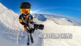 How to film skiing, while skiing - Gimbal Operator