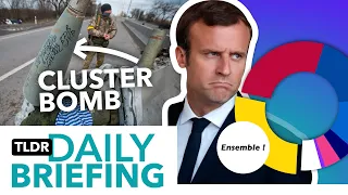 Russia Uses Illegal Bombs & Macron Struggles in French Election - TLDR News