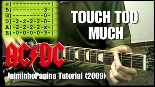 Guitar Lesson - "Touch Too Much" (AC/DC) Original JaiminhoPagina Series (2009)