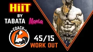 HiiT Workout music - 45/15 w/ TIMER - TABATAMANIA