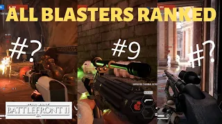 RANKING ALL BLASTERS FROM WORST TO BEST - Star Wars Battlefront 2