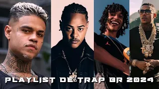 PLAYLIST DE TRAP BR 2024 - MC CABELINHO, TZ DA CORO, ORUAM, MC POZE - AS MELHORES 2023 #trapbr