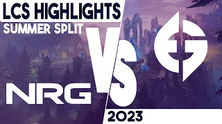 EG vs NRG Highlights  | LCS Summer Split 2023 | Evil Geniuses  vs  NRG