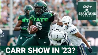 Why Maliq Carr will breakout for MSU football in 2023; Bowl game projection for MSU | Michigan State