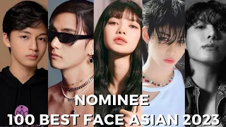 100 BEST FACE ASIAN NOMINEE PART 1