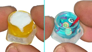 Making Homemade Custom Resin Keycaps / RESIN ART