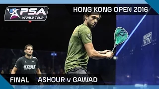 Squash: Hong Kong Open 2016 - Gawad v Ashour - Final Highlights