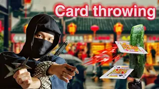 Learn to Throw Cards Fast | Card Throwing || card throwing tricks || how to throw cards in hindi