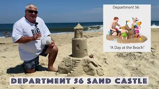 Department 56/Lemax Sand Castle | How to use Village Accessories | "A Day at the Beach" Part 2
