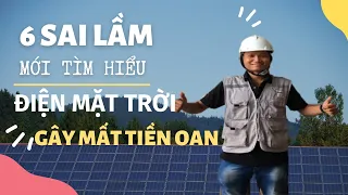 Sai lầm nghiêm trọng khi mới tìm hiểu tự lắp đặt điện năng lượng mặt trời | KMD SOLAR