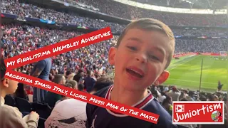 Juniortism - My Finalissima Wembley Adventure - Argentina Smash Italy, Lionel Messi Man Of The Match