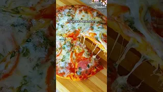 Пицца на готовой основе/Tayyor xamirdan pizza tayyorlash