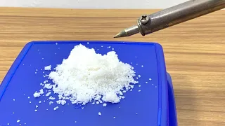 Put Salt On Your Electric Soldering Iron And Admire The Results, Clever Idea!