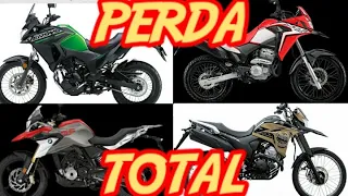 Acidentes com Versys 300, G 310, XRE 300 e Lander 250. Como é fácil dar PT na moto.