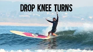 The DROP KNEE turn - Longboarding with Ray/Brett/Dan/Benny