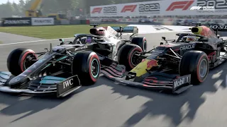 VERSTAPPEN vs HAMILTON CRASH At Monza | F1 2021