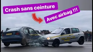 Airbags - crash Renault Clio 2