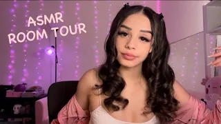 ASMR Room Tour 💗 Tapping + Scratching in my PINK Room (whispering, camera taps / scratches) Lofi ✨