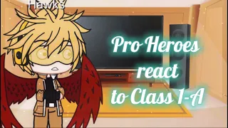 Pro Heroes react to Class 1-A | 3K+ Special | BkDk🧡💚 | ⚠️Sad/Angst/Manga⚠️ | Bakubro_KpopAnime