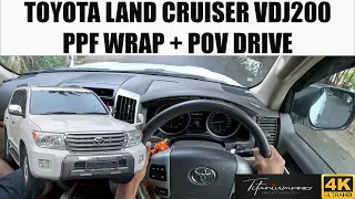 Toyota Land Cruiser V8 PPF Wrap by Titanium Pro and POV Drive