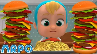 Hungry Baby - Fridge NIGHTMARE!!! | ARPO the Robot Fun Cartoon | Moonbug Kids Cartoon Adventure