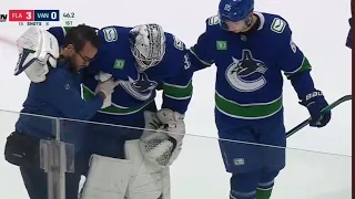 Thatcher Demko Injury Vs Florida Panthers