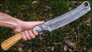 Finishing The "Slavic Razor" forged by MAN AT ARMS