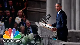 Barack Obama On John McCain: 'We Never Doubted We Were On The Same Team' | NBC News