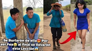 Se burlarón😡 de ella por ser fea🥲 pero al final se llevarón esta Grán Sorpresa😱 mirén que pasó?