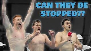 Just How FAST Can the British Men go in the 800 Free Relay in Paris?