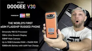 Le Doogee V30 est incroyable avec D900 5G, 108MP, 4 esim, 66W, 15Gb+256Gb