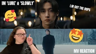 I.M (아이엠) - 'LURE' Official MV & 'Slowly (Feat. 헤이즈)' Official Visualizer | REACTION