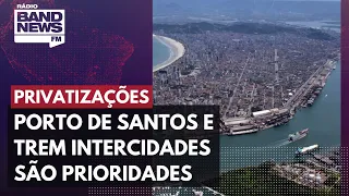 Porto de Santos e trem intercidades são prioridades para privatizações, diz vice-governador