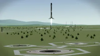 Falcon 9 RTLS Landing | KSP - kOS