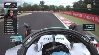 George Russell Team Radio After Qualifying P1 - F1 Hungarian Grand Prix 2022