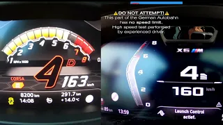 LAMBORGHINI URUS VS BMW X6M ACCELERATION TEST 0-300Km/h