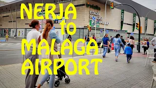 Nerja to Malaga Airport 2021 [How to get there by bus and train]