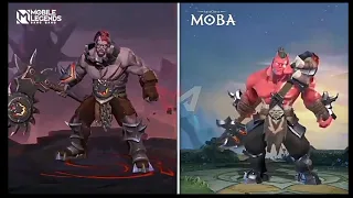 Mobile legend vs Auto chess moba hero comparison 2022.part-1