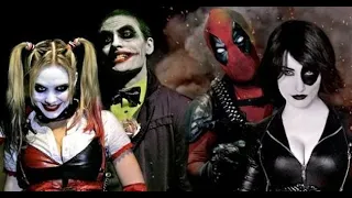 Guason & Harley Quinn Vs Deadpool & Domino