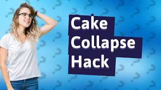 Can you fix a collapsed cake?
