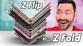 Tous les smartphones pliables de Samsung depuis 4 ans ! (Galaxy Z Fold / Z Flip)