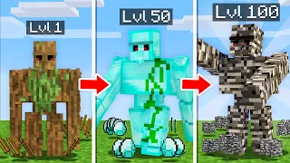 minecraft but you can craft a golem OUT OF ANY BLOCK