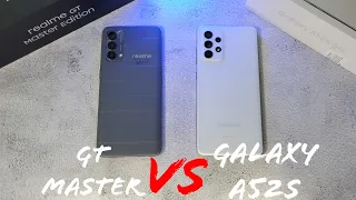 Samsung Galaxy A52s vs Realme GT Master Edition Speed, RAM, Temperature, Geekbench, 3DMark Test!