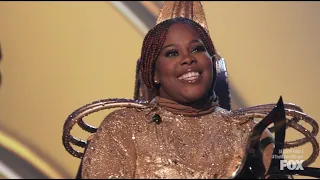 Amber Riley (Harp) - Edge of Glory_Gravity_Turn Up the Music - The Masked Singer Finale - 11-30-2022