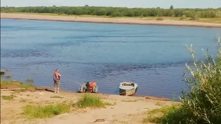 Рыбалка на Северной Двине.