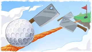 ГОЛЬФ С ДРУЗЬЯМИ!!! GOLF IT!!!