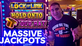 I Can't Believe This Was Real 😱 NON STOP BIG Jackpots On High Limit Lock it Link